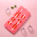 Silicone Pineapple Ice Cube Tray with Straws